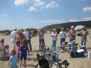 Rapsquillion and friends' beach party to celebrate a rather huge birthday! Aberdovey, June 2012
