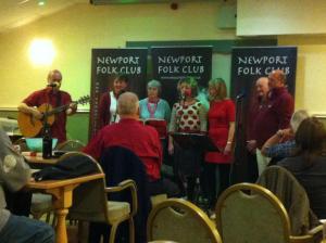 At Newport Folk Club