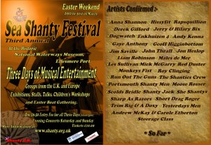 3rd Ellesmere Port Shanty Festival, Easter 2013.